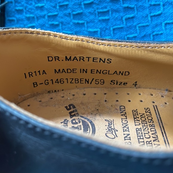 Black Doc Martens Plain Toe Derby. - Picture 7 of 7